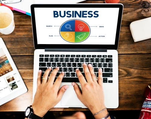 Business Startup Entrepreneur Strategy Target Concept
